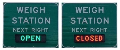 A green light indicates a bypass and a red light indicates that the driver must pull into the <strong>weigh station</strong>. . Dot weigh station near me